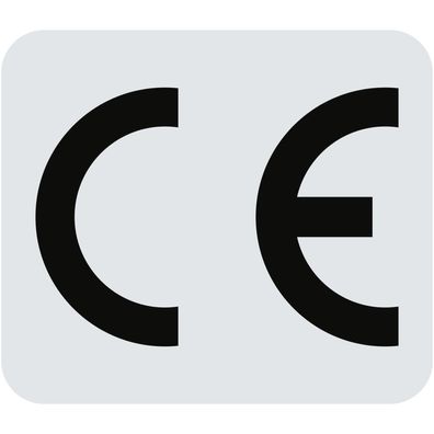 CE-Zeichen, Polyesterfolie, 48,2x38 mm, 15 Stück/ Bogen