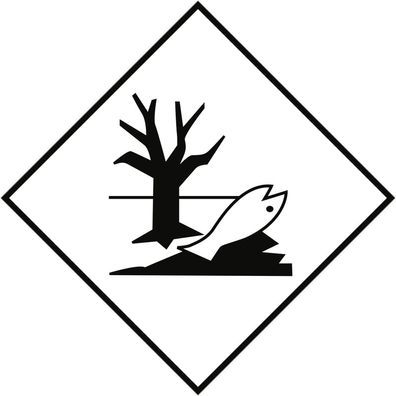 Kennzeichen für umweltgefährdende Stoffe, Symbolschild, ADR