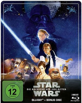 Star Wars #6: Rückkehr d. JediR.(BR)LE SB Limited Steelbook Edition, 2 Disc - Disney