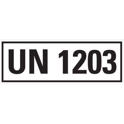 Gefahrgutaufkleber: UN 1203 - Benzin