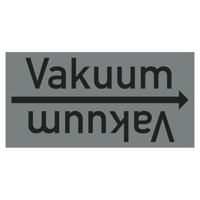 Rohrleitungsband Vakuum, DIN 2403, ab Ø 15mm, grau/ schwarz, 33m/ Rolle