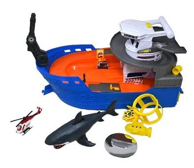 Dickie Toys Shark Attack Spielzeugboot Spielset unvollständig, Technik defekt