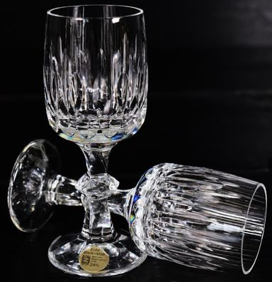 2x altes Schott Zwiesel Bleikristall Schnapsglas Tango 11,7 cm Tropfenschliff #W