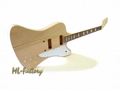 E-Gitarren-Bausatz/ Guitar DIY Kit ML-Factory® F-Bird Style Mahagoni