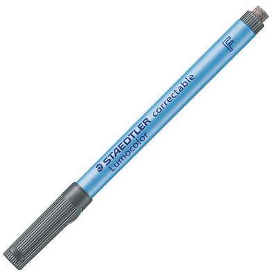 Lumocolor® correctable 305 F, trocken abwischbarer Stift, schw
