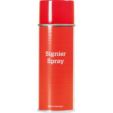 Signierspray, extrem schnelle Trocknungszeit, rot, 400ml/ Flasche