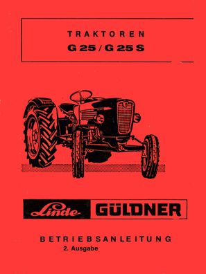 Betriebsanleitung Güldner G25 - G25S Diesel Schlepper
