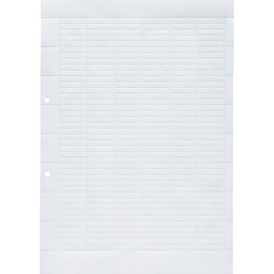 Etiketten aus Papier, zum Selbstbeschriften, weiß, Papier, 6, 2400/ VE