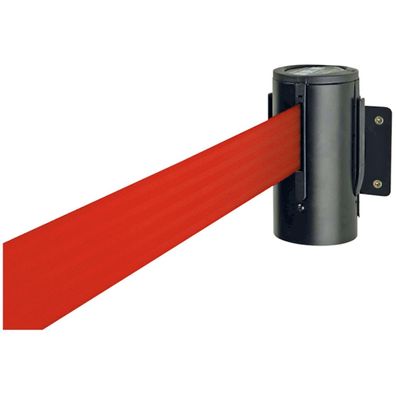 Gurt-Wandeinheit - 1x120 mm | 4m, rot, Gurt: rot | 100x120 mm, 1 Stk