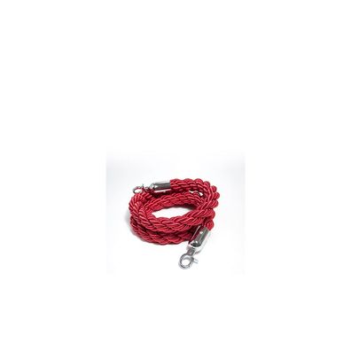 Crowd control rope, red