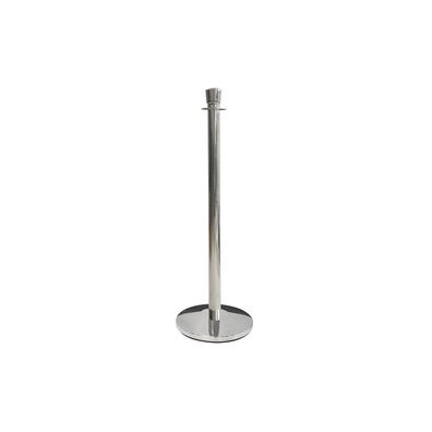 Crowd Barrier Rope, Stainlees Steel. Base, Pole and Top for rope