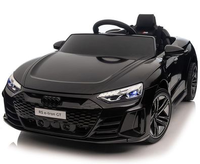 Kinder Elektroauto AUDI RS E-Tron GT 4x4 LED + Audio + Gurt schwarz