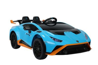 Elektro Kinderauto Lamborghini STO Drift Blau 2x45 Watt + FB + LED + Audio