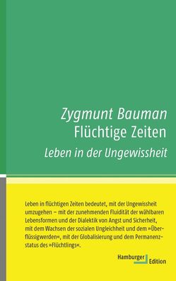 Fl?chtige Zeiten, Zygmunt (Prof. Dr.) Bauman