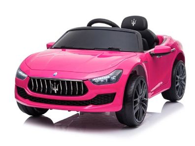 Kinder Elektroauto Maserati Ghibli pink, LED, MP3, FB