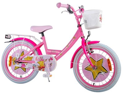 LOL Surprise Kinderfahrrad - Mädchen - 18 Zoll - Pink