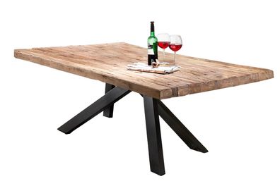 Tisch Tables & Co. 220 x 100 x 75 cm Teak und Metall