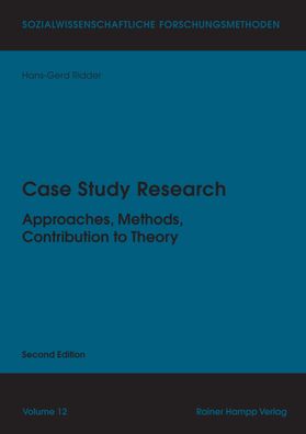 Case Study Research, Hans-Gerd Ridder