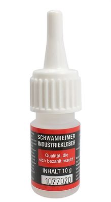 Schwanheimer Industriekleber-Set I | schnelltrocknend 1K-Kleber 10g