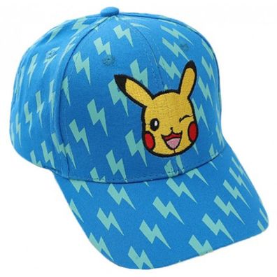 Pikachu Blaue Kinder Caps Pokemon Capy Cap Mützen Kappe Hüte Kappen Pokeball Hats