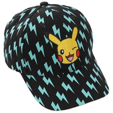Pikachu Schwarze Kinder Caps Pokemon Capy Cap Mützen Kappe Hüte Kappen Pokeball Hats