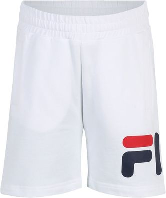 Fila Kinder Unisex Kurze Hose Bajawa Classic Logo Shorts Bright White
