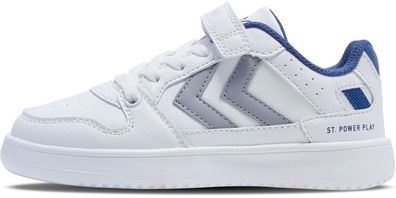 Hummel Kinder Sneakers low St. Power Play Jr White/ Alloy-26