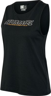 Hummel Damen T-Shirt & Top Hmlte Confident Cotton Tanktop Black-L