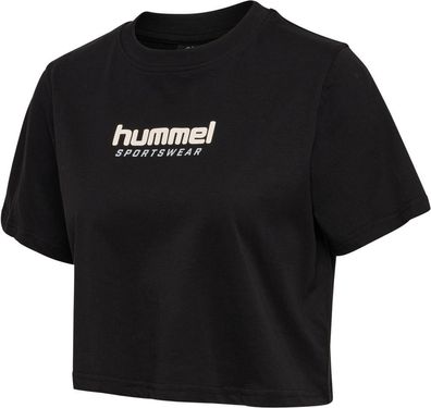 Hummel Damen T-Shirt & Top Hmllgc Malu Cropped T-Shirt Black-L