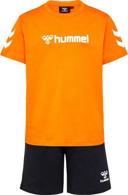 Hummel Jumpsuits & Trainingsanzüge Hmlnovet Shorts Set Persimmon Orange-104