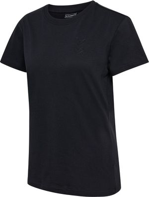 Hummel Damen T-Shirt & Top Hmlactive Co Tee S/ S Woman Black-XXL