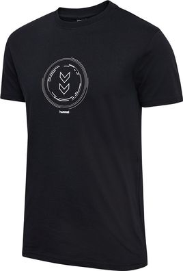 Hummel T-Shirt & Top Hmlactive Circle Co Tee S/ S Black-XXL