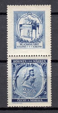 Böhmen & Mähren Mi. Nr. 82 als S Zd 40 postfrisch, mnh