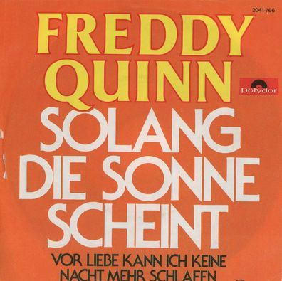 7" Freddy Quinn - Solang die Sonne scheint
