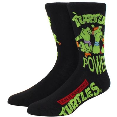 Turtles Motiv-Socken Teenage Mutant Ninja Turtles Socken Cartoon TMNT Schwarze Socken