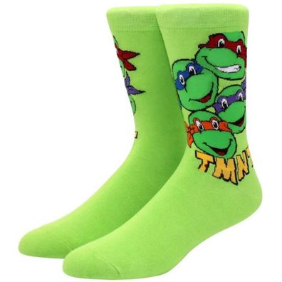 TMNT Motiv-Socken Teenage Mutant Ninja Turtles Socken Cartoon Turtles Grüne Socken