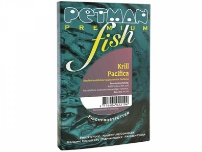 Petman fish Krill Pacifica Fischfutter tiefgekühlt 100 g (Inhalt Paket: 6 Stück)