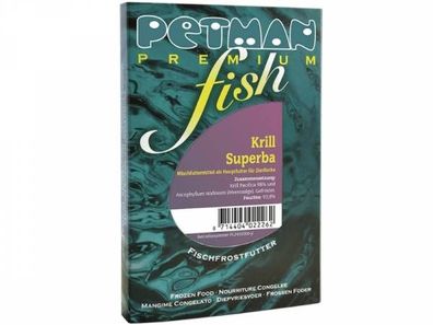 Petman fish Krill Superba Fischfutter tiefgekühlt 100 g (Inhalt Paket: 15 Stück)