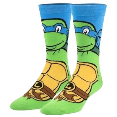 Leonardo Motiv-Socken Teenage Mutant Ninja Turtles Socken Cartoon TMNT Socken