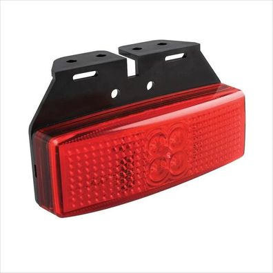 Positionsleuchte hinten 12/24V rot 110x40mm LED mit Halter