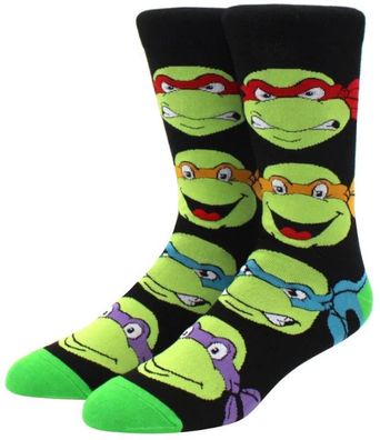 Turtles Motiv-Socken Teenage Mutant Ninja Turtles Socken Cartoon TMNT Bunte Socken