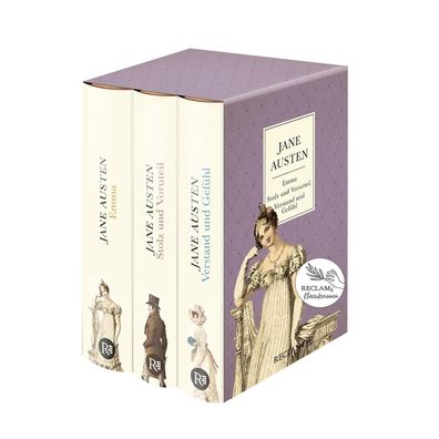 3 B?cher von Jane Austen im Schuber - Emma, Stolz und Vorurteil, Verstand u ...