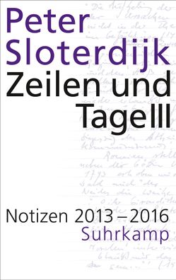 Zeilen und Tage III, Peter Sloterdijk