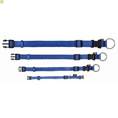 Trixie Premium Halsband - Farbe: royalblau - Größe: M-L - Maße: 35-55cm/20mm