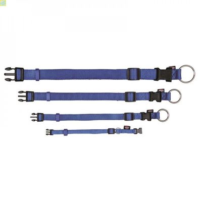 Trixie Premium Halsband - Farbe: royalblau - Größe: XXS-XS - Maße: 15-25cm/10mm