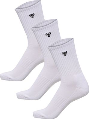 Hummel Socken Hml3-Pack Socks Bee White-35-38