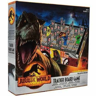 Tischspiel Shuffle MC Jurassic WORLD Tracker + 6 Jahre