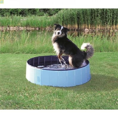 Trixie Hundepool hellblau / blau ø 120 × 30 cm