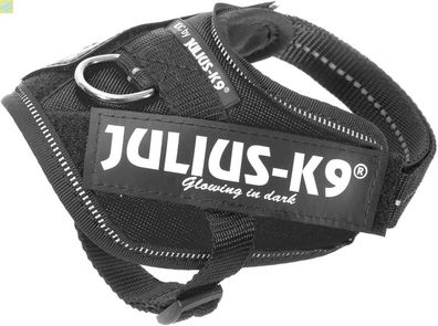 Julius-K9 Powergeschirr, Baby 1/ XS: 30-40 cm, schwarz
