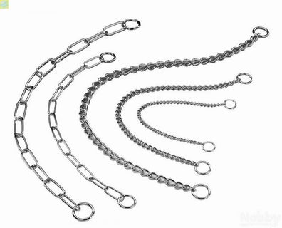 Halskette Verchromt Langglieder - Länge / Gliederstärke: 75 cm / 4,0 mm